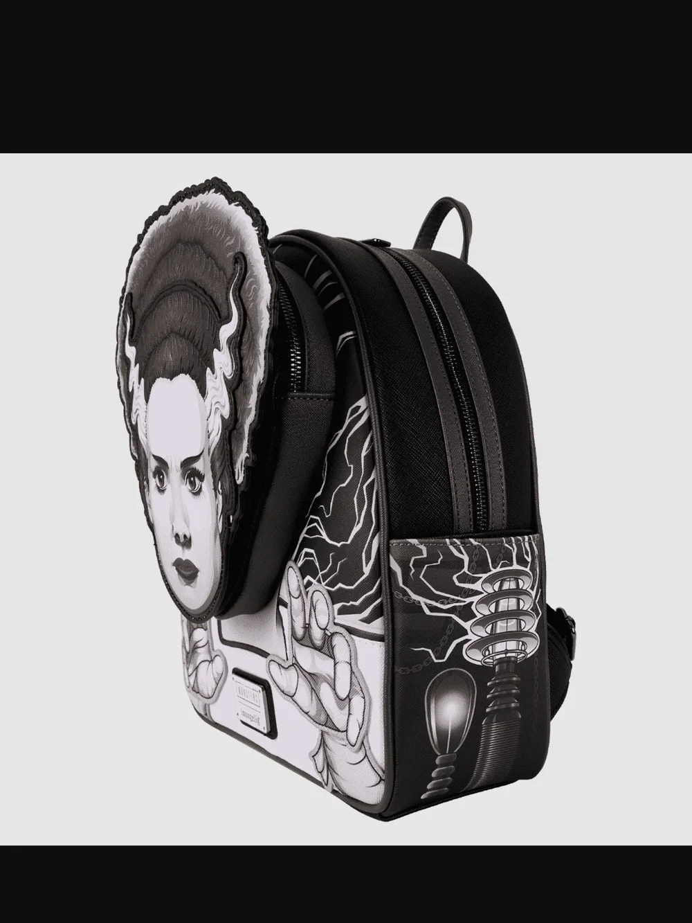 Bride Of Frankenstein Loungefly Backpack Glows In The Dark NWT